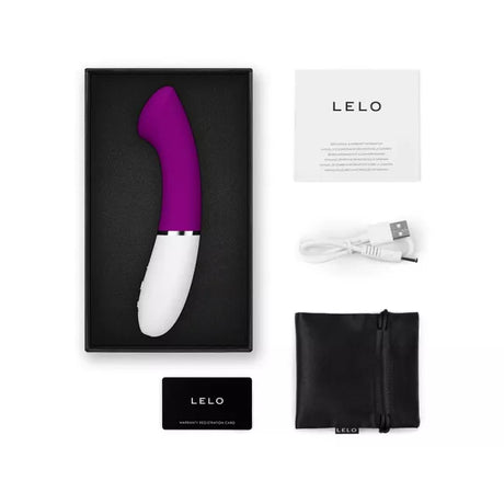 Lelo Gigi 3 G-Spot Vibrator — Deep Rose, Soft Silicone - LO9769
