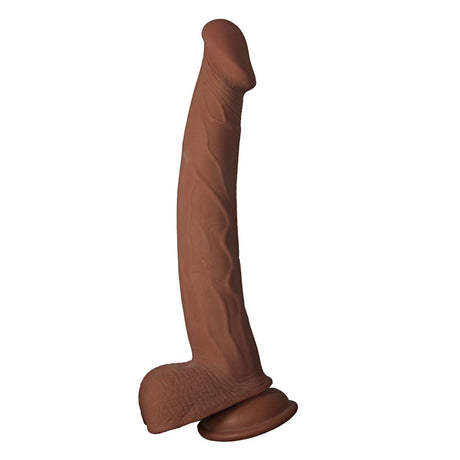 Nasstoys Realcocks Dual-Layer 11" Dildo — Brown - NW3094-2