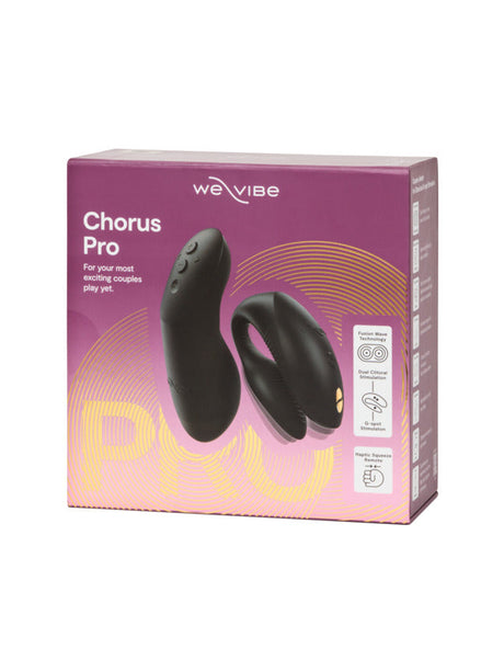 We-Vibe We‑Vibe Chorus Pro Couples Vibrator, Satin Black - WE4182