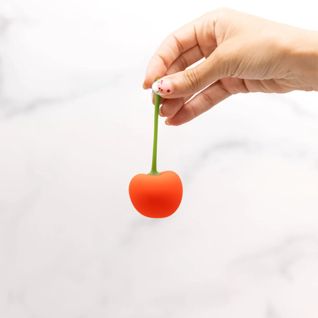 Emojibator Cherry Vibrator — USB Rechargeable, Waterproof - EM6993