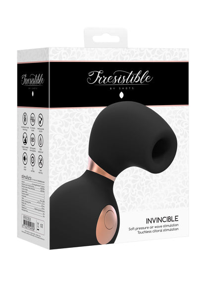 Invincible Clitoral Stimulator - Black by Shots Irresistible