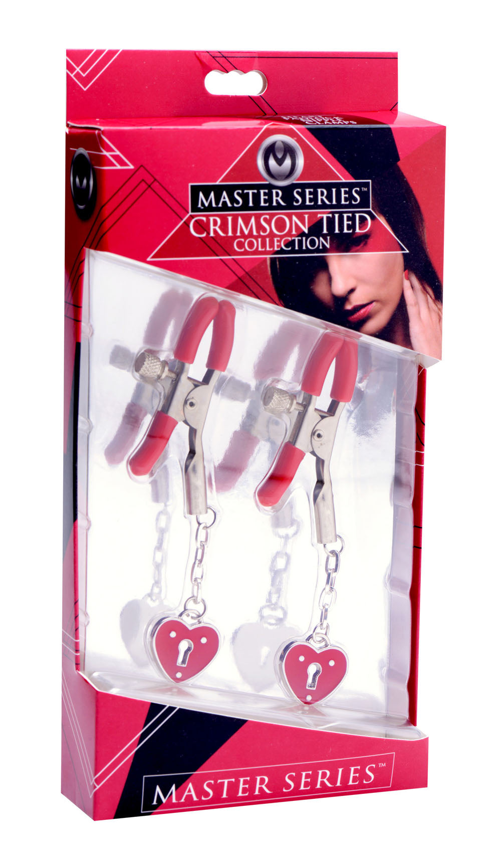 Charmed Heart Padlock Nipple Clamps by XR Brands