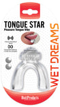 Hott Products Tongue Star Tongue Vibe — Clear - HTP3443