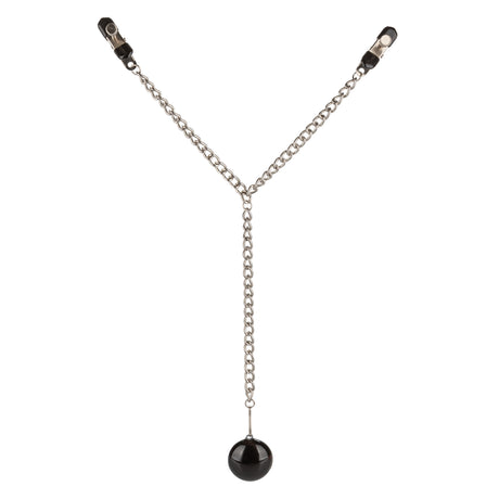 CalExotics Nipple Play Weighted Disc Clamps – Pair, Adjustable Tension - SE2593022