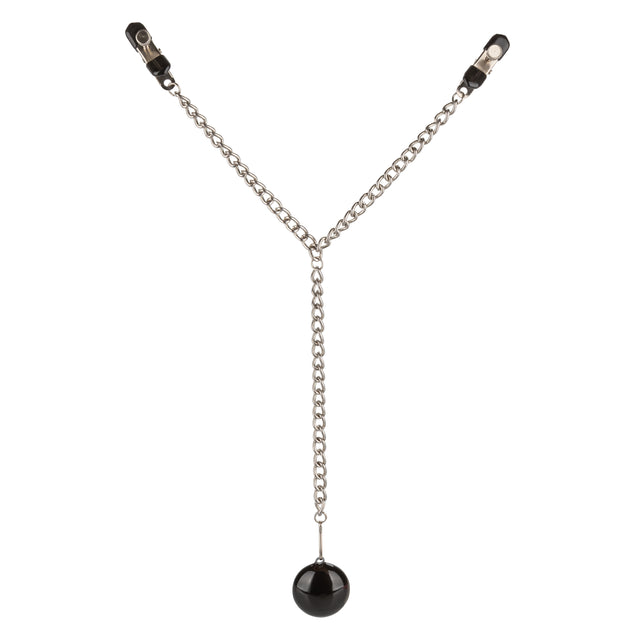 CalExotics Nipple Play Weighted Disc Clamps – Pair, Adjustable Tension - SE2593022