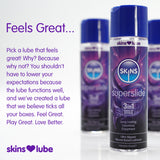 Skins Super Slide Silicone Based Lubricant 4.4oz by Creative Conceptions