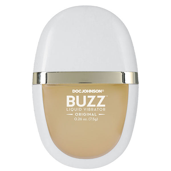 Doc Johnson Buzz Liquid Vibrator Clitoral Arousal Gel, 0.26 oz - DJ4550-01-BX