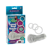 CalExotics Sue Johansons Travel Head Honcho Kit — Compact Stroker with 3 Silicone Rings - SE9572103