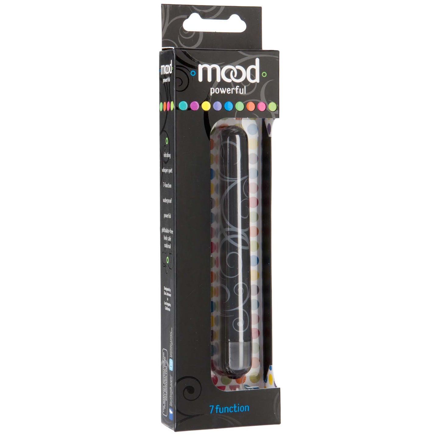 Mood - Powerful - 7 Function - Black - Large by Doc Johnson