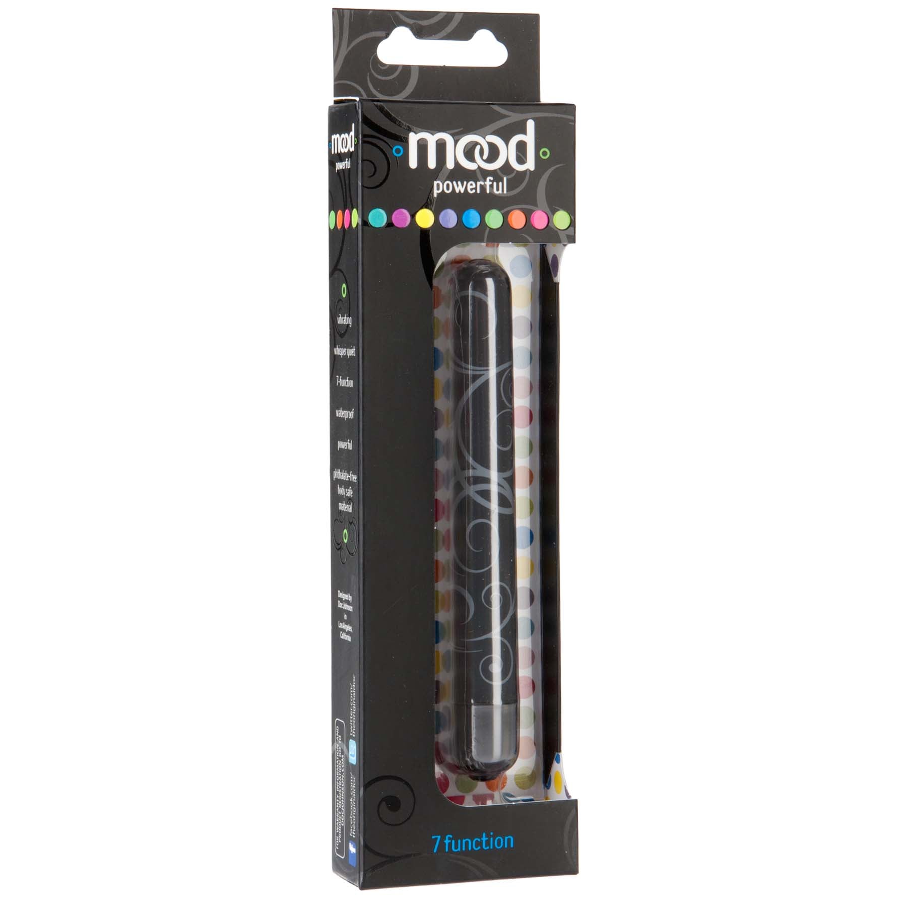 Mood - Powerful - 7 Function - Black - Large by Doc Johnson