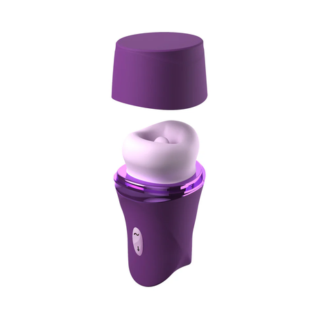 Pipedream Fantasy for Her Lush Kiss Licking Stimulator, Plush Purple - PD4983-12