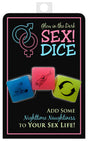 Kheper Games Glow-in-the-Dark Sex Dice — 3-Die Set - KG-BGR126