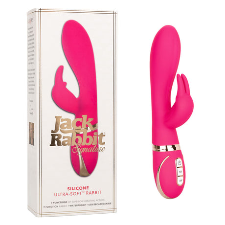 CalExotics Jack Rabbit Signature Ultra-Soft Silicone Rabbit Vibrator - SE0609353