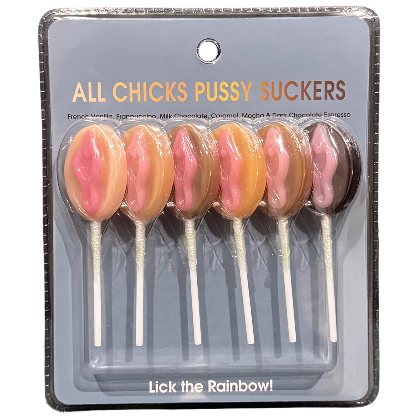 Kheper Games All Chicks Flavored Novelty Suckers, 6-Pack - KG-NV105
