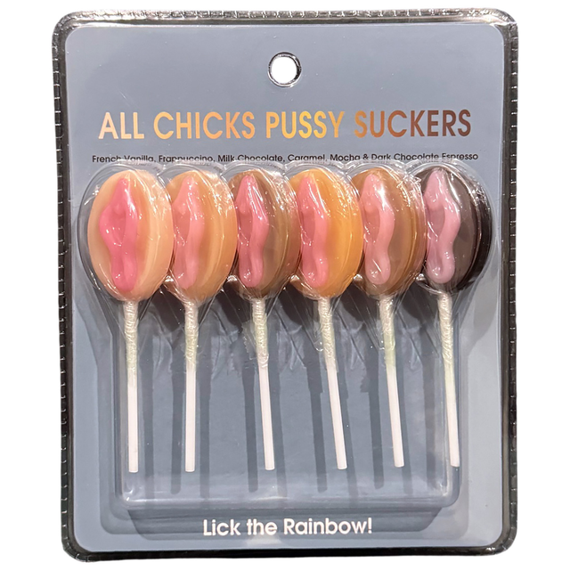 Kheper Games All Chicks Flavored Novelty Suckers, 6-Pack - KG-NV105