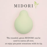 Iroha MIDORI Mini Vibrator — Splash‑Proof, USB Rechargeable - TN803