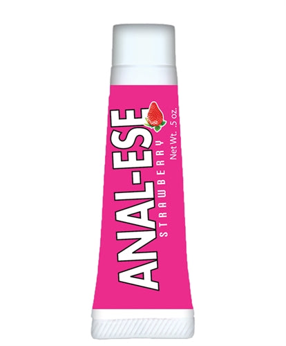 Anal-Ese Strawberry - .5 Oz. - Soft Packaging by Nasstoys
