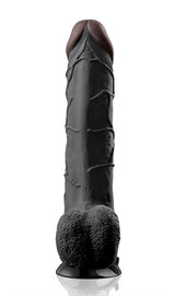 Pipedream Real Feel Deluxe No.11 11-Inch Realistic Dildo — Black - PD1521-23