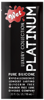 Wet Platinum Silicone Lubricant Pouch, 0.33 fl oz (10 mL) - WT000
