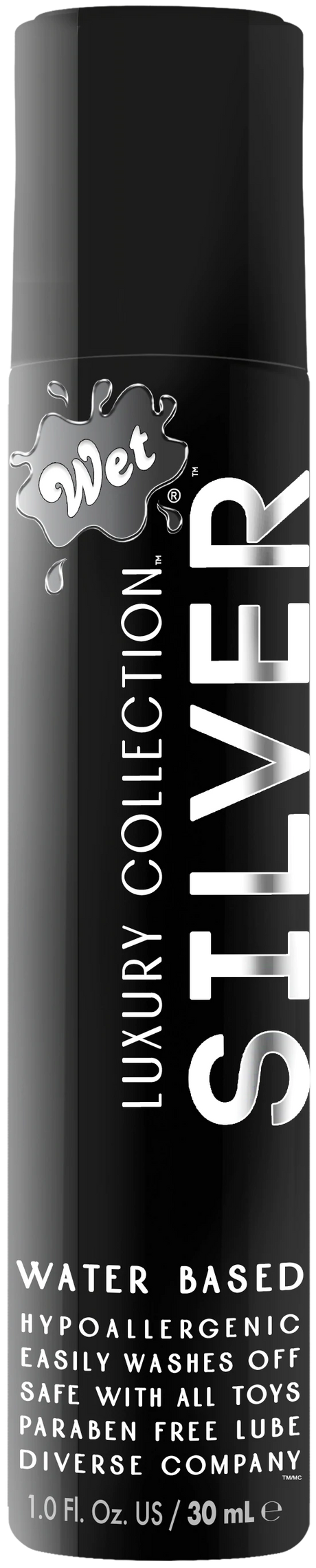 Wet Silver Water-Based Lubricant — 1 fl oz (30 mL) - WT501