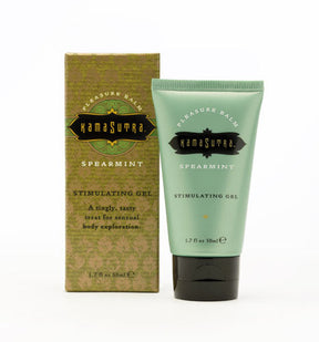 Kama Sutra Pleasure Balm Sensations Spearmint — Flavored Body Gel 1.7 fl oz - KS0074