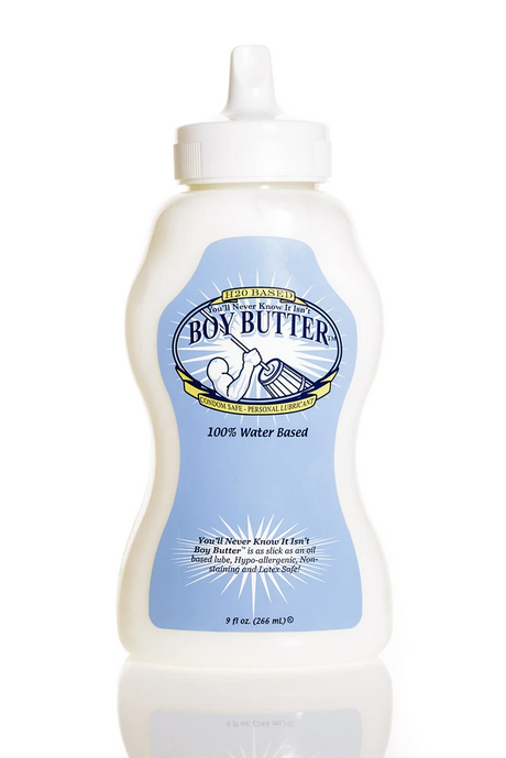 Boy Butter H2O Water-Based Lubricant Cream — 9 oz - YNK09