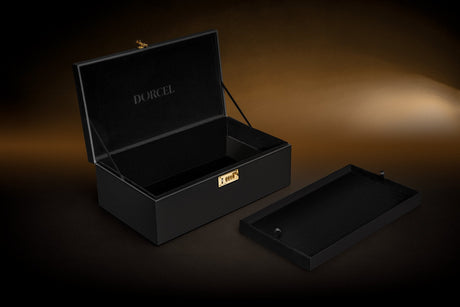 Dorcel Le Coffret Prestige Edition Storage Case — Faux Leather, Velvet-Lined, 44×25×15 cm - DL3346