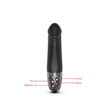 Mystim Real Deal Neal e-stim Vibrator, Black — 16.5 cm - MY5423