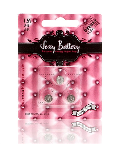 Sexy Batteries LR41 Button Cell Batteries — 3 Count - SB-077
