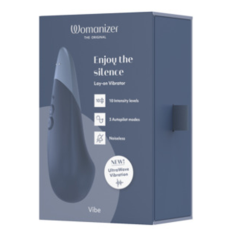 Womanizer Vibe Clitoral Vibrator in Dark Blue - WZ3797