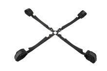 Sportsheets Velvet Noir Adjustable Hog Tie & Cuff Set - SS37003