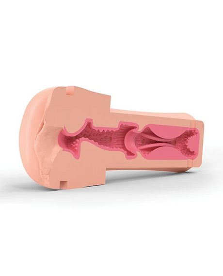Mystim Opus E Vagina Masturbator — Black, 10 in - MY3511
