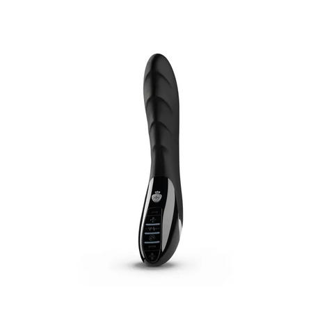 Mystim Sizzling Simon eStim Vibrator — 27 cm, Black - MY8721