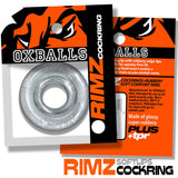OXBALLS Rimz Single Ring — Clear Regular-Fit Cock Ring - OX-3204-CLR