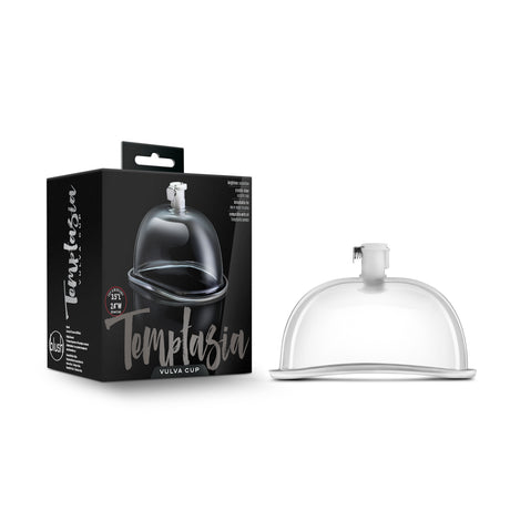 Blush Temptasia Vulva Cup — Clear Acrylic Cylinder - BL-09901