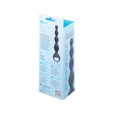 b-Vibe 6.5" Vibing Beads — 3 Speeds, 6 Patterns - BV4987