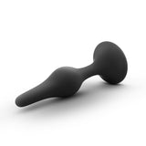 Blush Luxe Beginner Plug Small — Black Silicone, 0.75 in - BL-12615