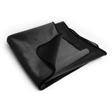 Liberator Fascinator Lush Throw — Black Microvelvet, King Size - L0052