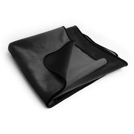 Liberator Fascinator Lush Throw — Black Microvelvet, King Size - L0052