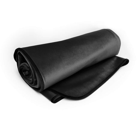 Liberator Fascinator Lush Throw — Black Microvelvet, King Size - L0052