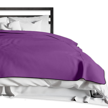 Liberator Fascinator Lush King-Size Throw — Purple Microvelvet - L0083
