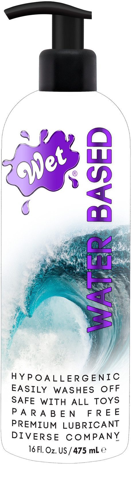 Wet Original Water-Based Lubricant 16 oz - WT20349-16OZ