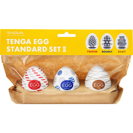 Tenga Egg Standard 3-Pack (Twister, Bouncy & Silky) - TN1972