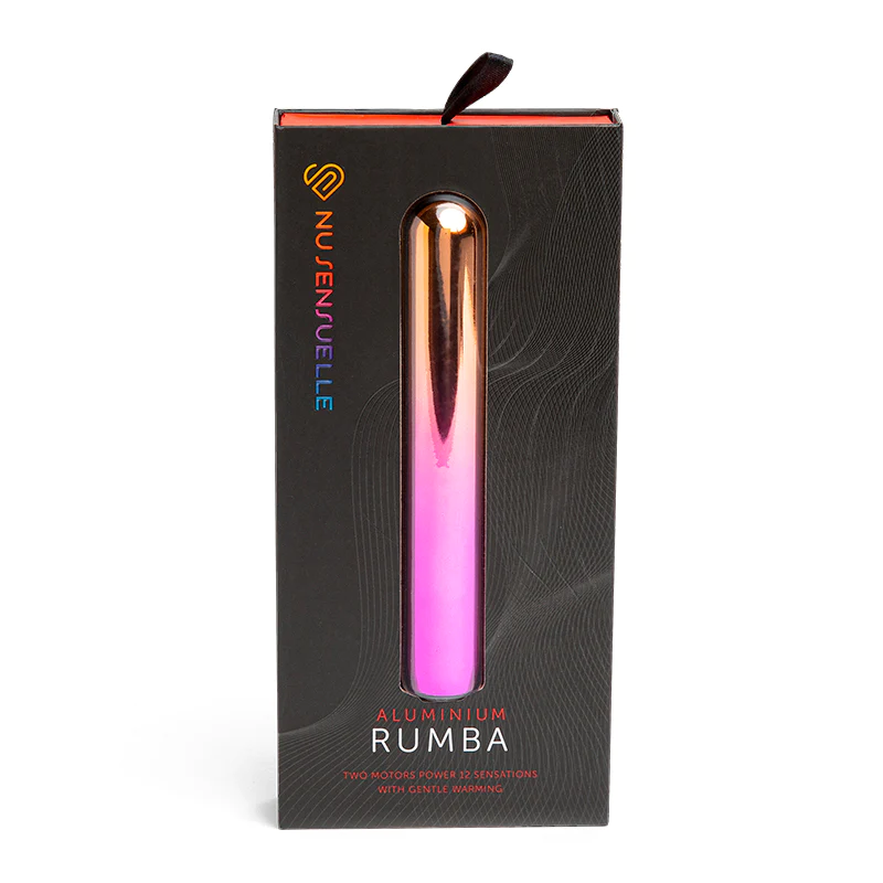 Nu Sensuelle Aluminium Double Motor Rumba Heated Bullet Vibrator - NS3023