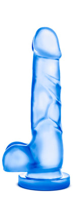 Blush B Yours Sweet 'N Hard 4 — Blue Realistic Dong with Suction Base - BL-58112