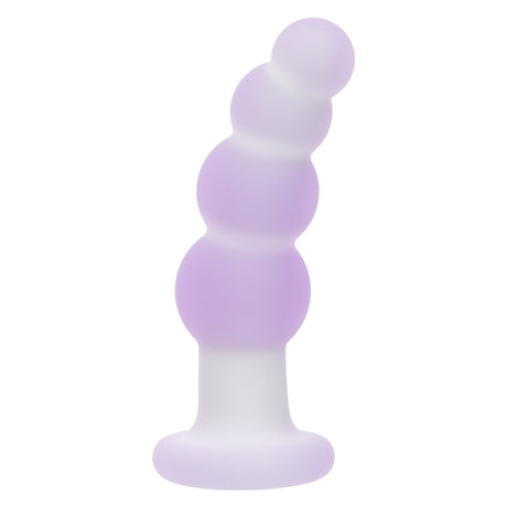 CalExotics Lavender Haze Beaded Curved Probe — Purple, Liquid Silicone - SE0382163