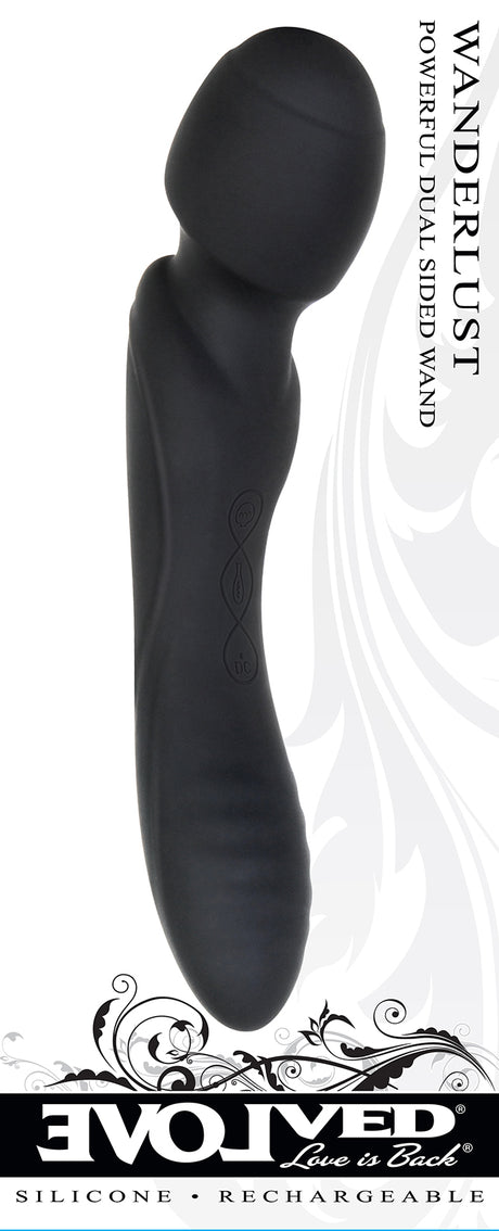 Evolved Novelties Wanderlust Double-Ended Silicone Rechargeable Vibrator - EN-RS-2230-2