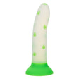 CalExotics Glow Stick Leaf Dildo, Green — 6" - SE0309052