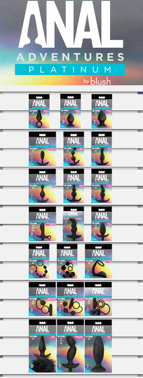 Blush Anal Adventures Platinum Bundle — 42-Piece Black Assortment - PL-99923