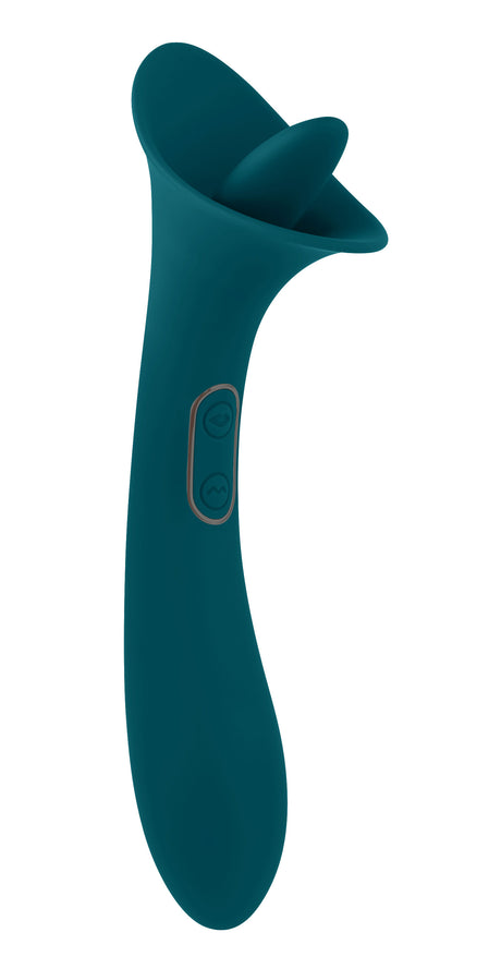 Playboy Pleasure True Indulgence Dual‑End Vibrator — Deep Teal - PB-RS-1560-2